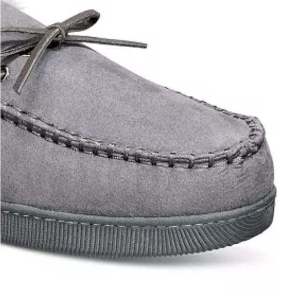 Men\'s Faux-Suede Moccasin Slippers